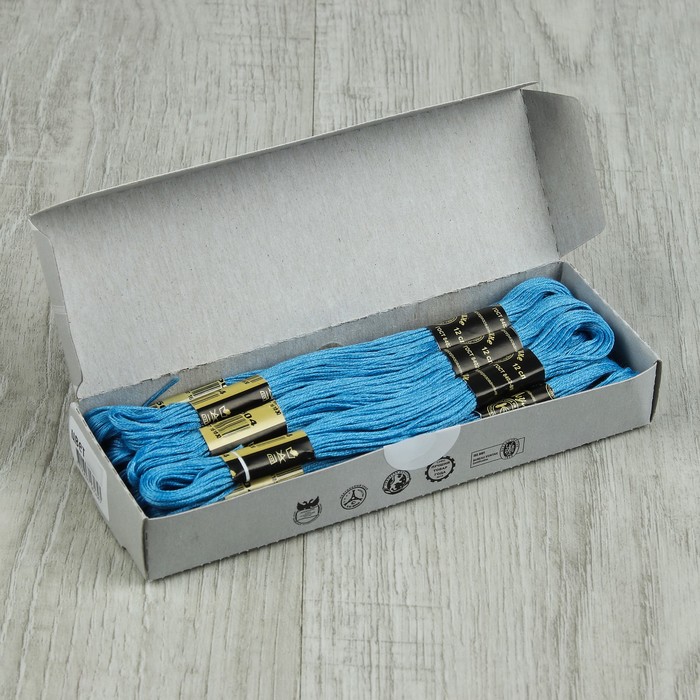 Мулине №2504,10±1м, цвет голубой