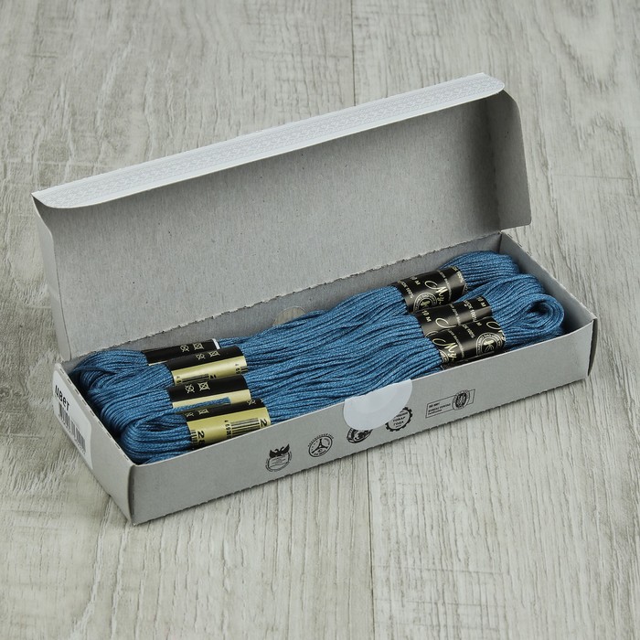 Мулине №2808,10±1м, цвет серо-голубой