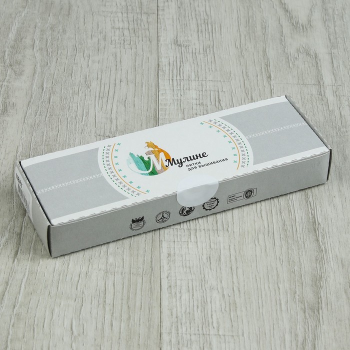 Мулине №2808,10±1м, цвет серо-голубой