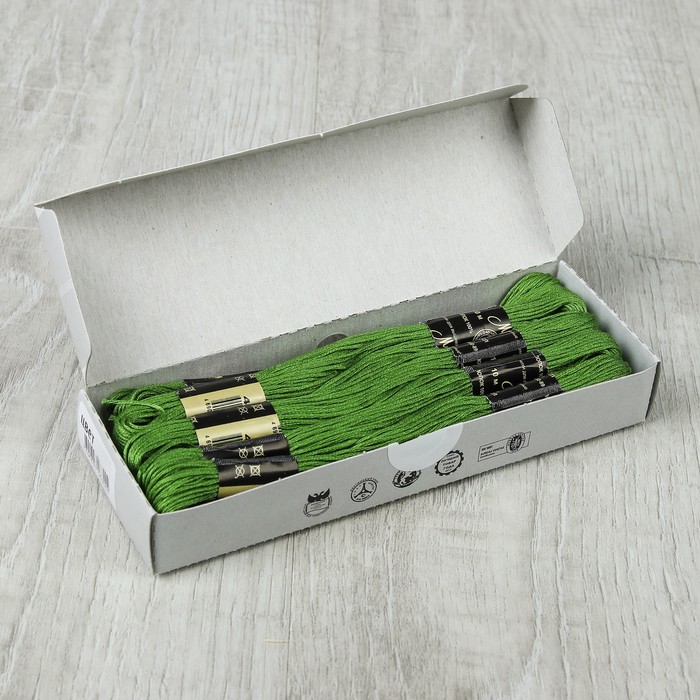 Мулине №4010,10±1м, цвет зелёный