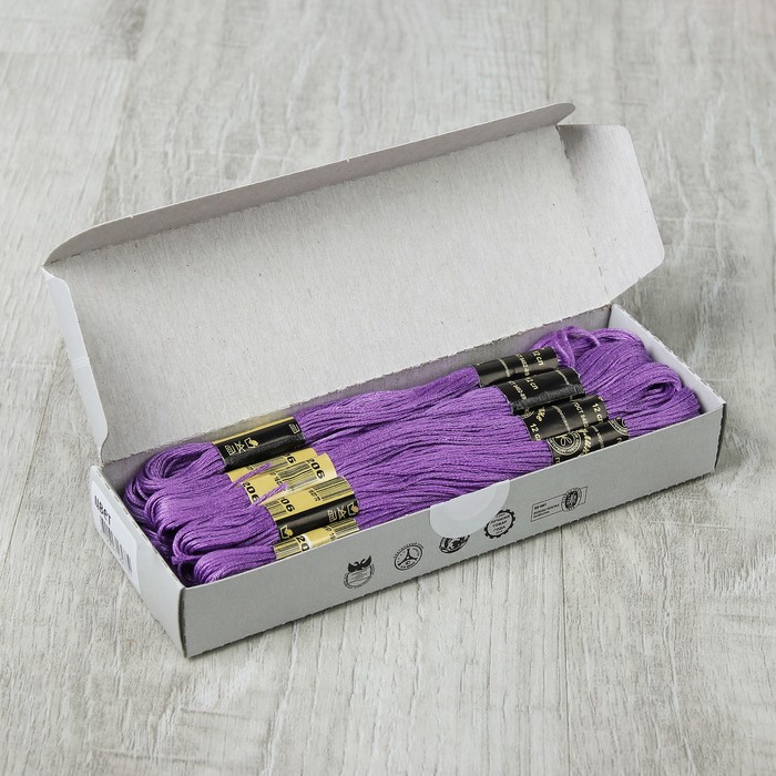 Мулине №2206,10±1м, цвет сиреневый