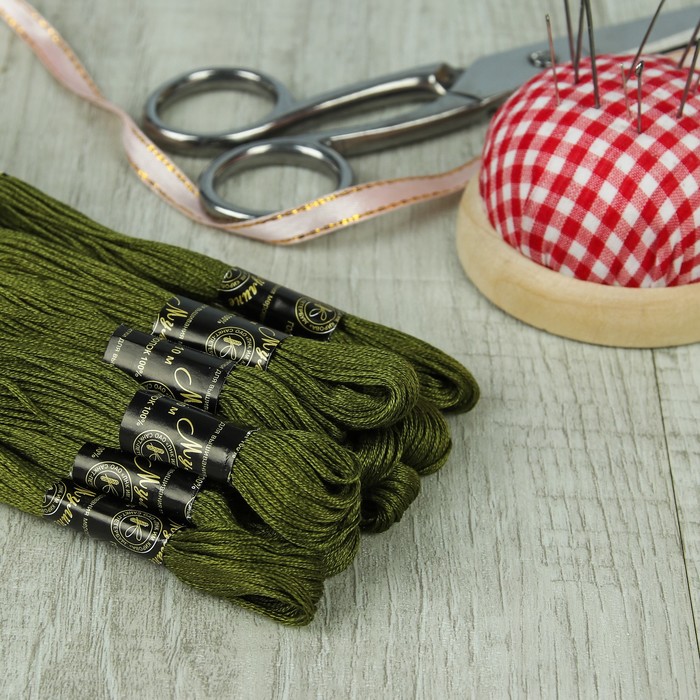 Мулине №8706,10±1м, цвет тёмно-зелёный