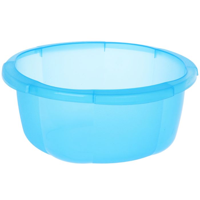 Таз 4,5 л "Космея", цвет голубой