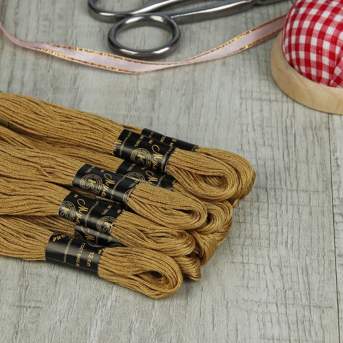 Мулине №5200,10±1м, цвет серо-бежевый