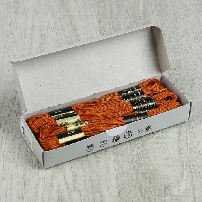 Мулине №9210,10±1м, цвет коричневый