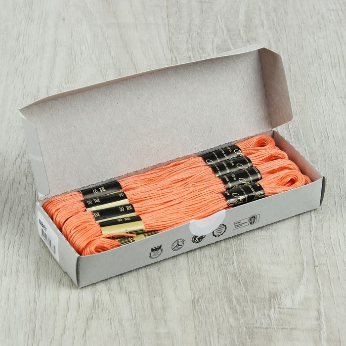 Мулине №0801,10±1м, цвет светло-розовый