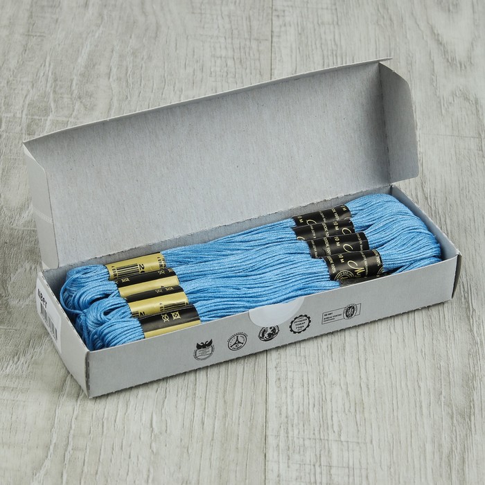 Мулине №2606,10±1м, цвет голубой