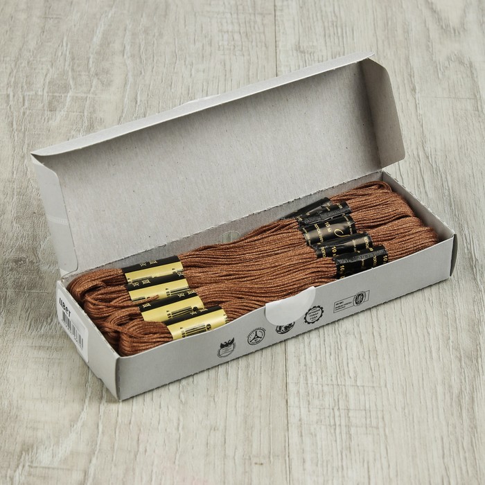 Мулине №6008,10±1м, цвет коричневый