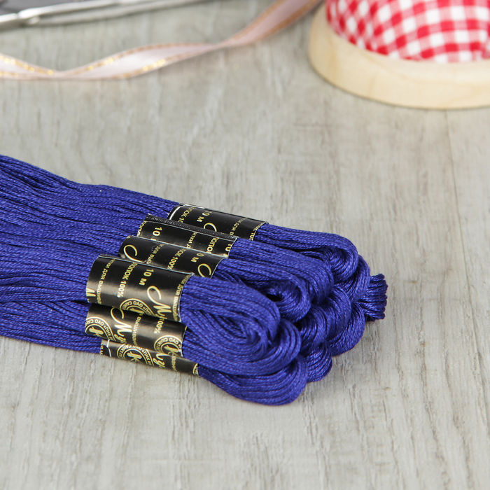 Мулине №8210,10±1м, цвет ярко-синий