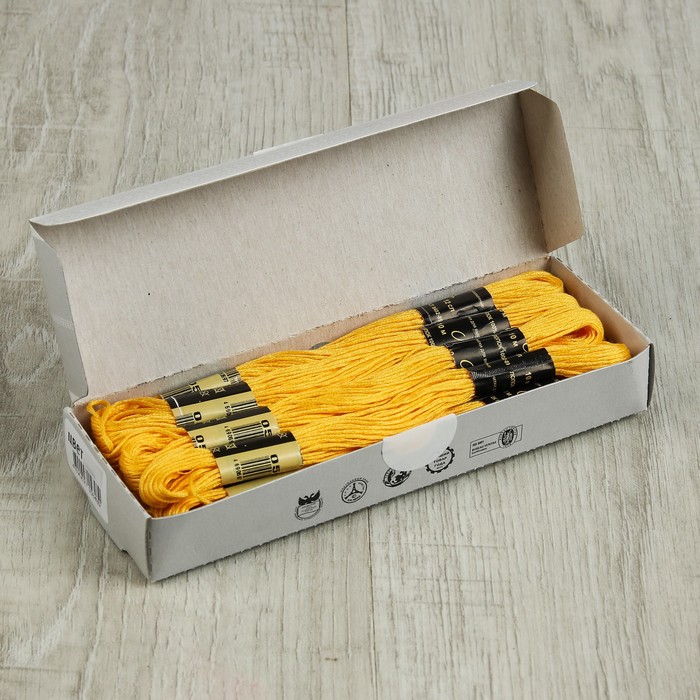 Мулине №0508,10±1м, цвет тёмно-жёлтый