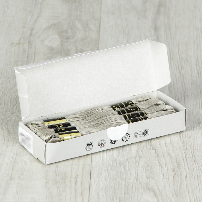 Мулине №6601,10±1м, цвет серый