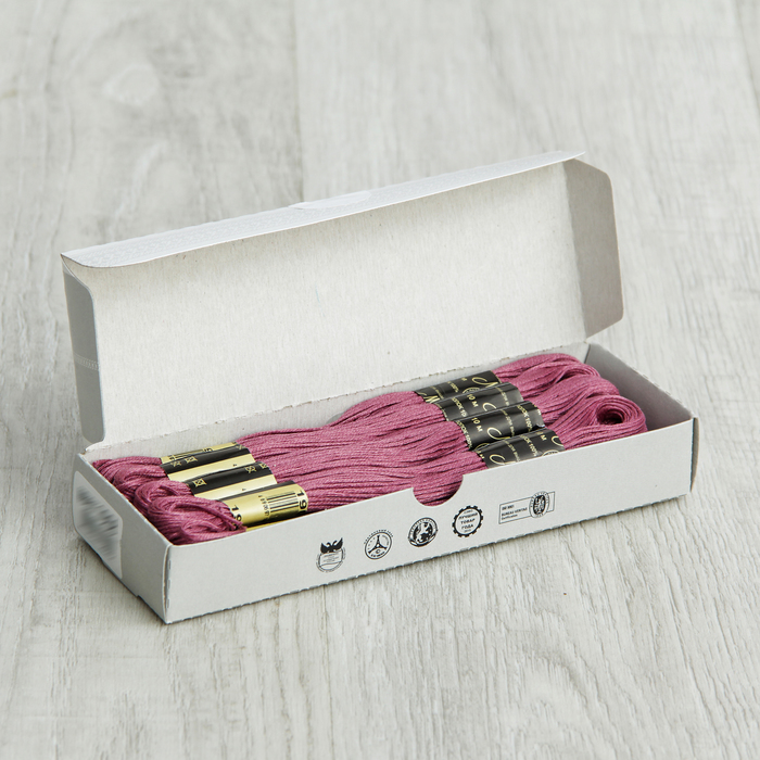 Мулине №1908,10±1м, цвет брусничный