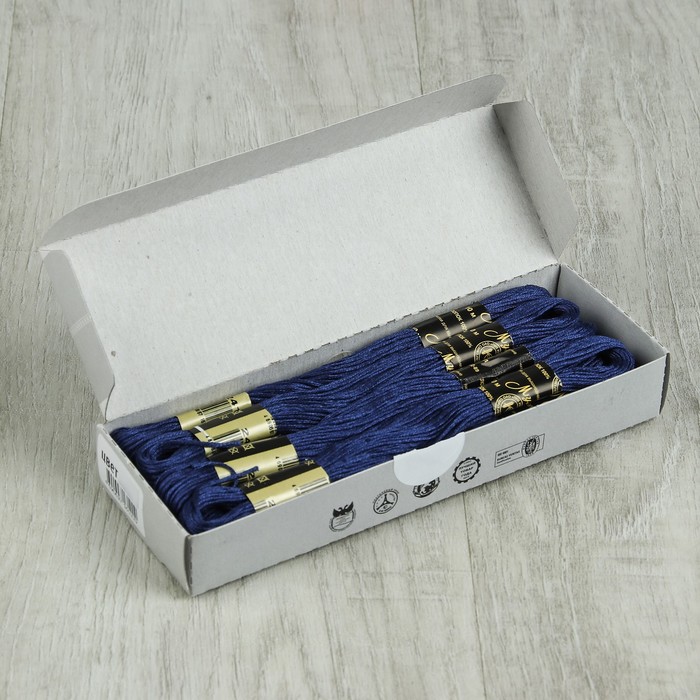 Мулине №2412,10±1м, цвет тёмно-синий