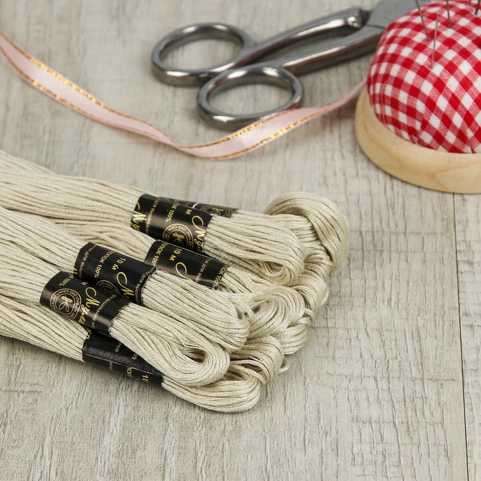 Мулине №6100,10±1м, цвет светло-серый