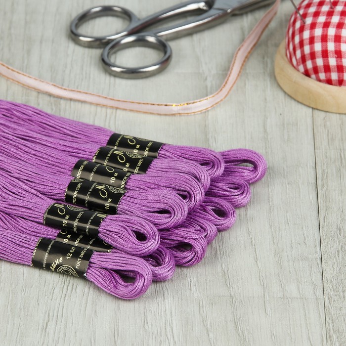 Мулине №2106,10±1м, цвет сиреневый