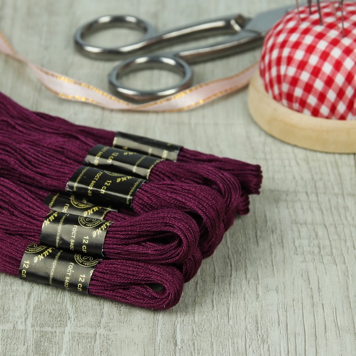 Мулине №2005,10±1м, цвет сиреневый