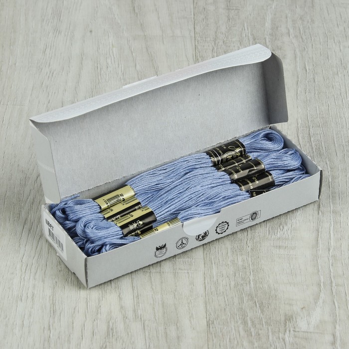 Мулине №2405,10±1м, цвет тёмно-голубой