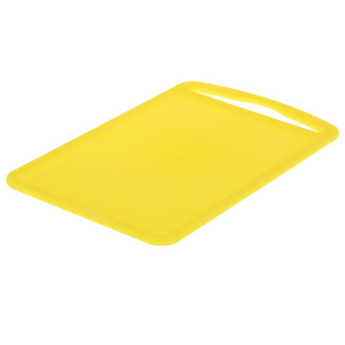 Доска разделочная 28х18 см "Комфорт", цвет желтый