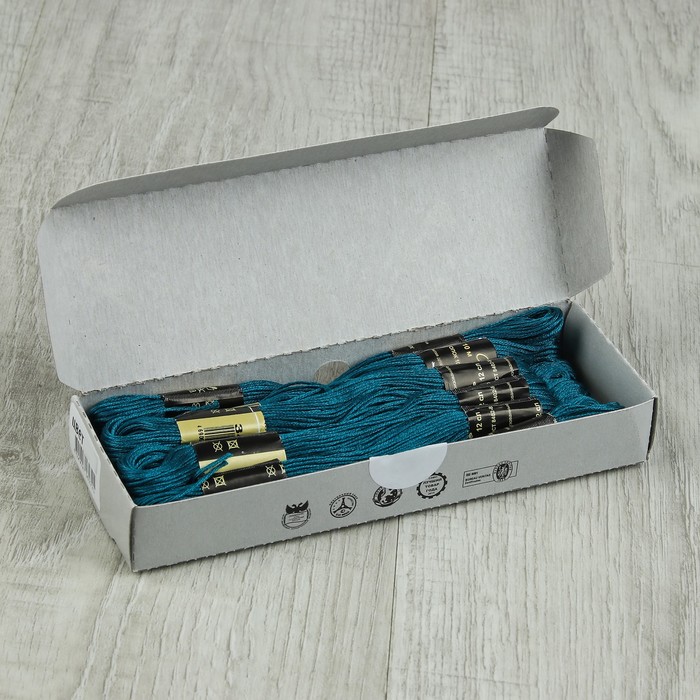 Мулине №3410,10±1м, цвет морской волны