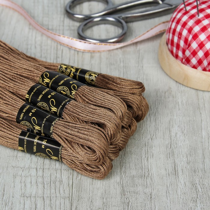 Мулине №6006,10±1м, цвет тёмно-бежевый