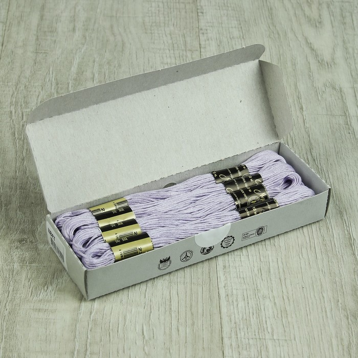 Мулине №2302,10±1м, цвет серо-сиреневый