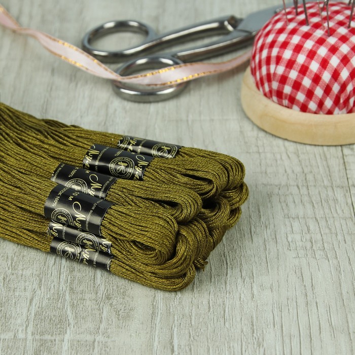 Мулине №4506,10±1м, цвет зелёный