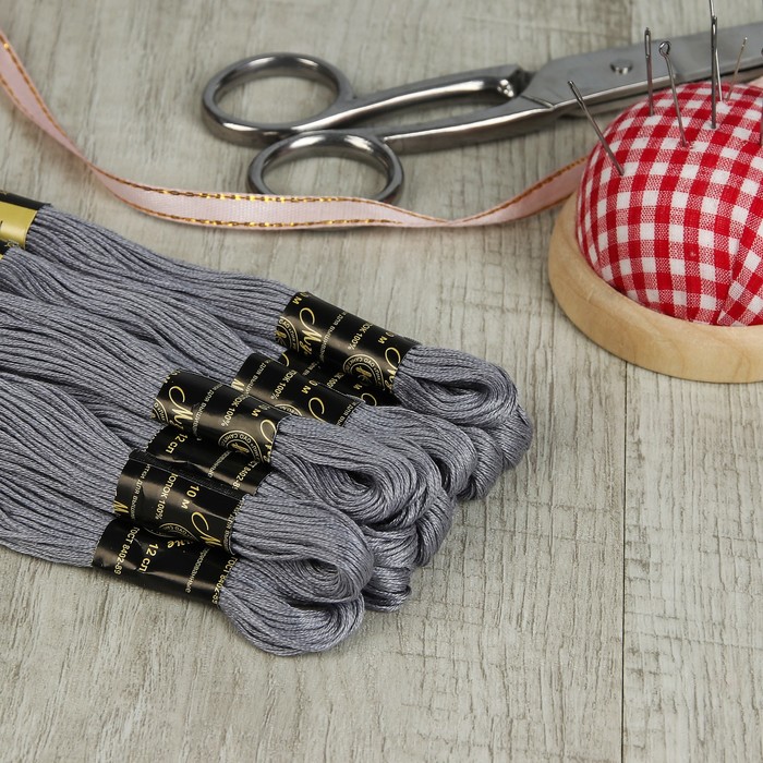 Мулине №7003,10±1м, цвет серый