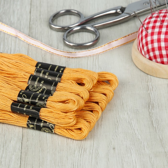 Мулине №5402,10±1м, цвет оранжевый