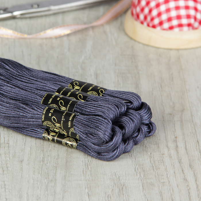 Мулине №7008,10±1м, цвет тёмно-серый