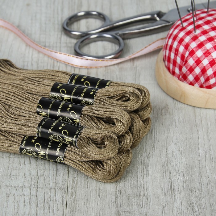 Мулине №6606,10±1м, цвет светло-серый