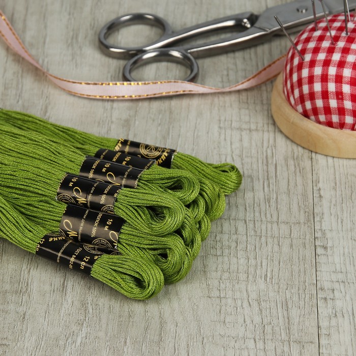 Мулине №4503,10±1м, цвет зелёный