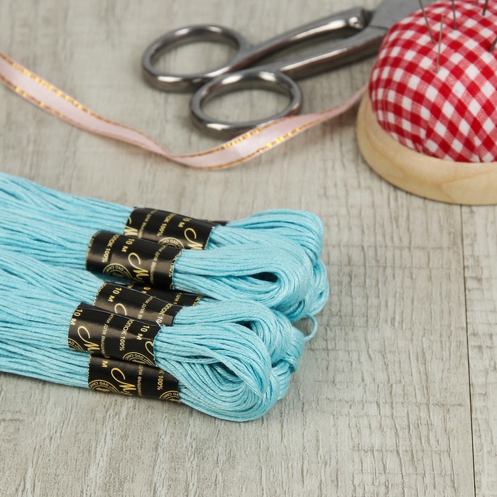 Мулине №3302,10±1м, цвет бледно-голубой