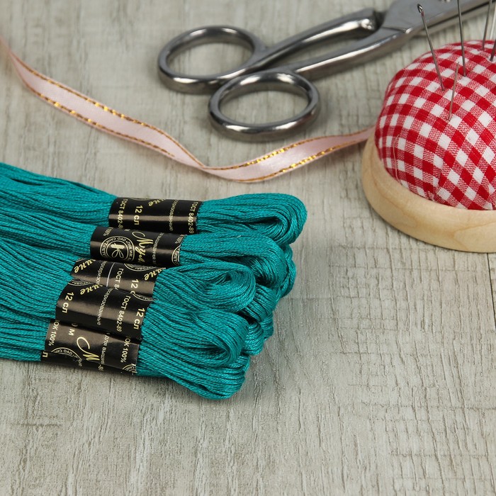 Мулине №3514,10±1м, цвет изумрудный