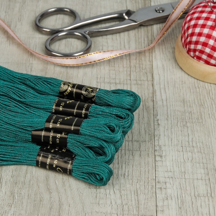 Мулине №3606,10±1м, цвет бирюзовый