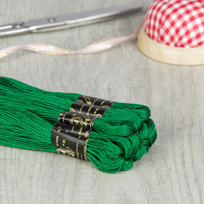 Мулине №4111,10±1м, цвет зелёный