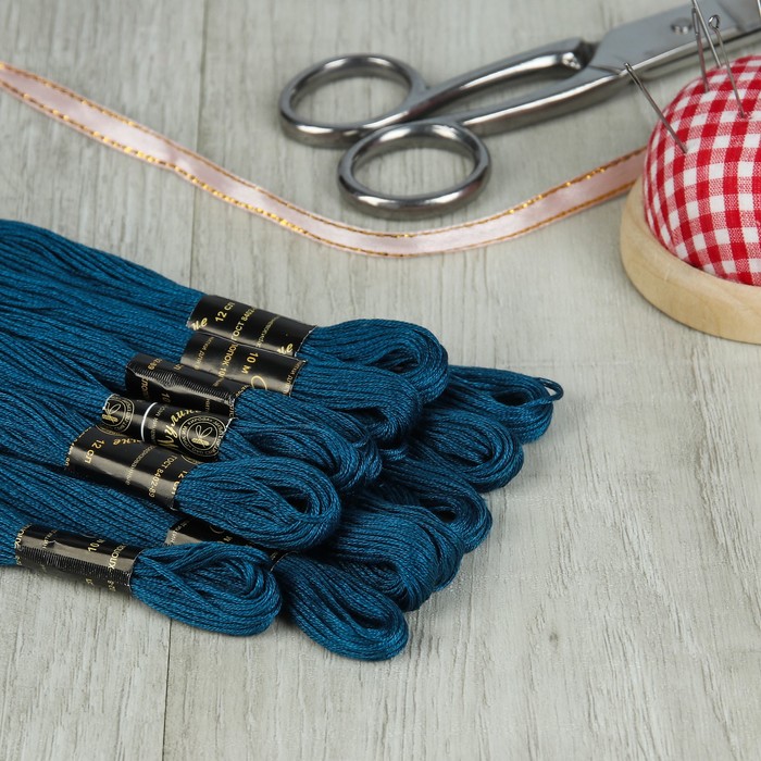 Мулине №2906,10±1м, цвет синий