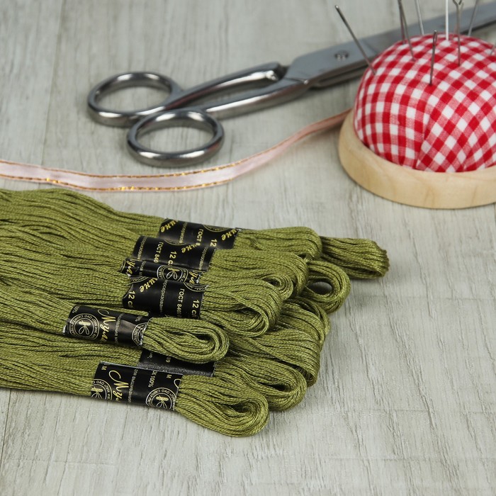 Мулине №8704,10±1м, цвет светло-зелёный