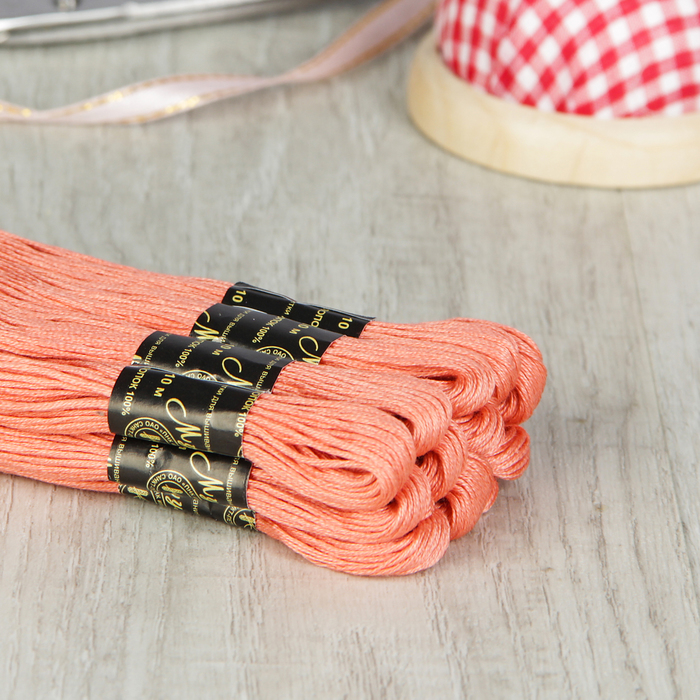 Мулине №9220,10±1м, цвет розовый