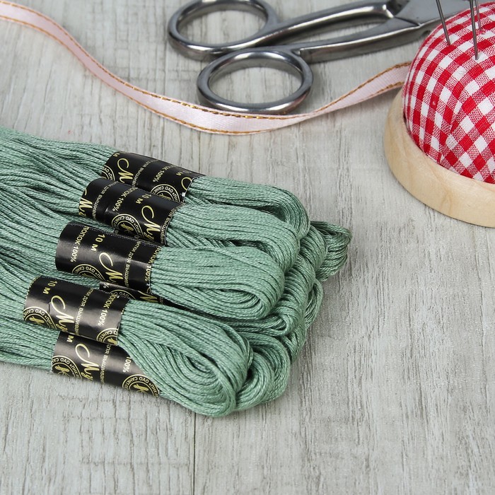 Мулине №9284,10±1м, цвет светло-зелёный