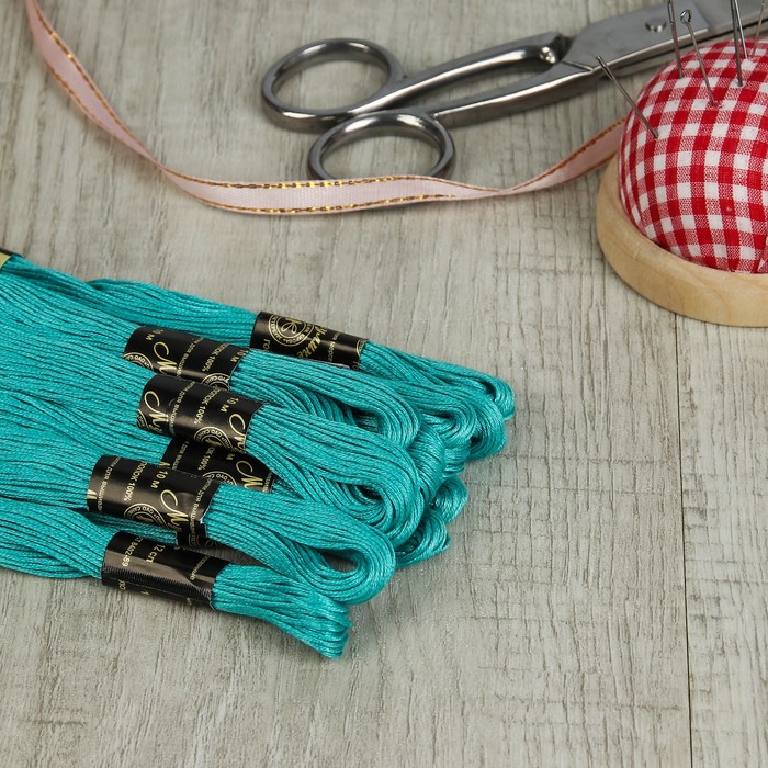 Мулине №3508,10±1м, цвет бирюза