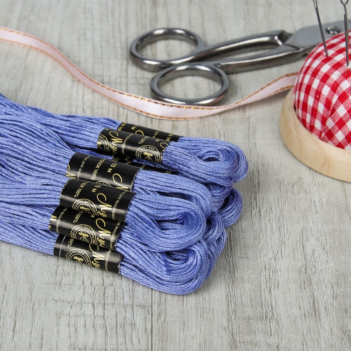 Мулине №2406,10±1м, цвет бледно-сиреневый