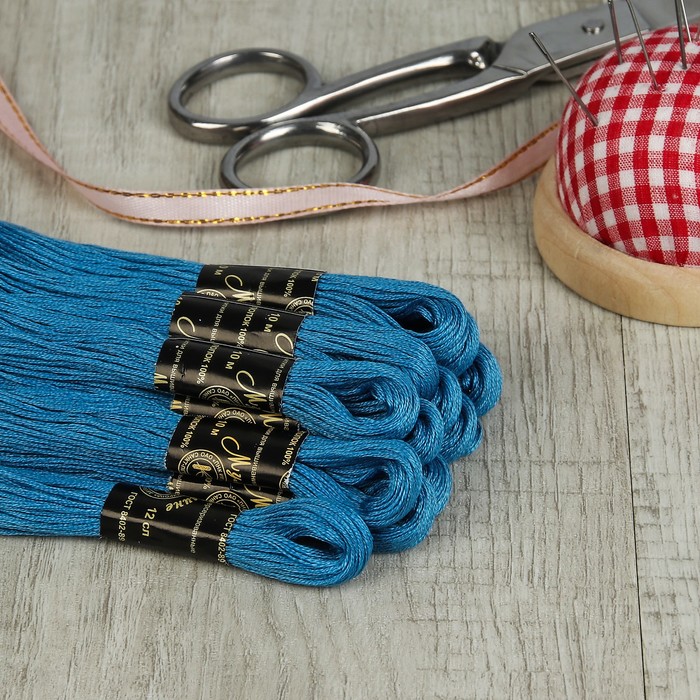 Мулине №8310,10±1м, цвет синий