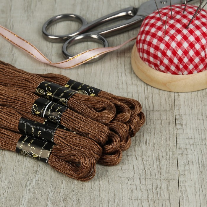 Мулине №6007,10±1м, цвет коричневый