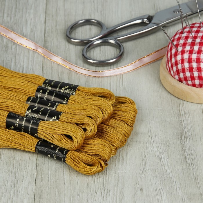 Мулине №5002,10±1м, цвет светло-коричневый