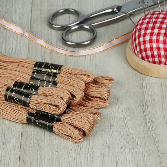 Мулине №5904,10±1м, цвет светло-коричневый