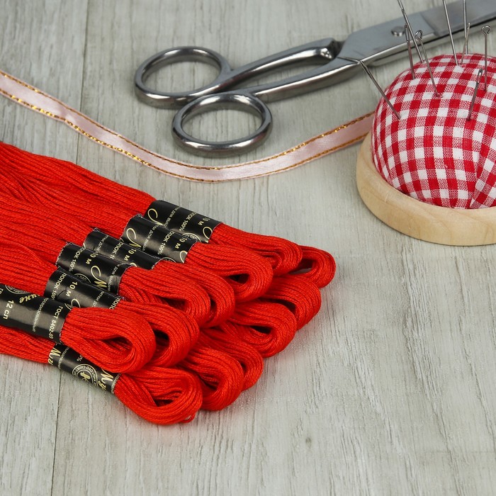 Мулине №0716,10±1м, цвет красный