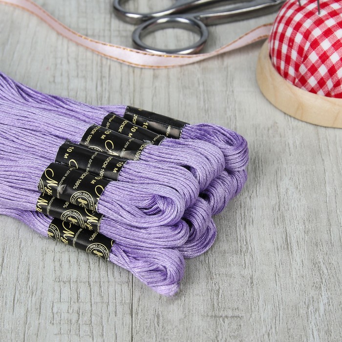 Мулине №2304,10±1м, цвет светло-сиреневый