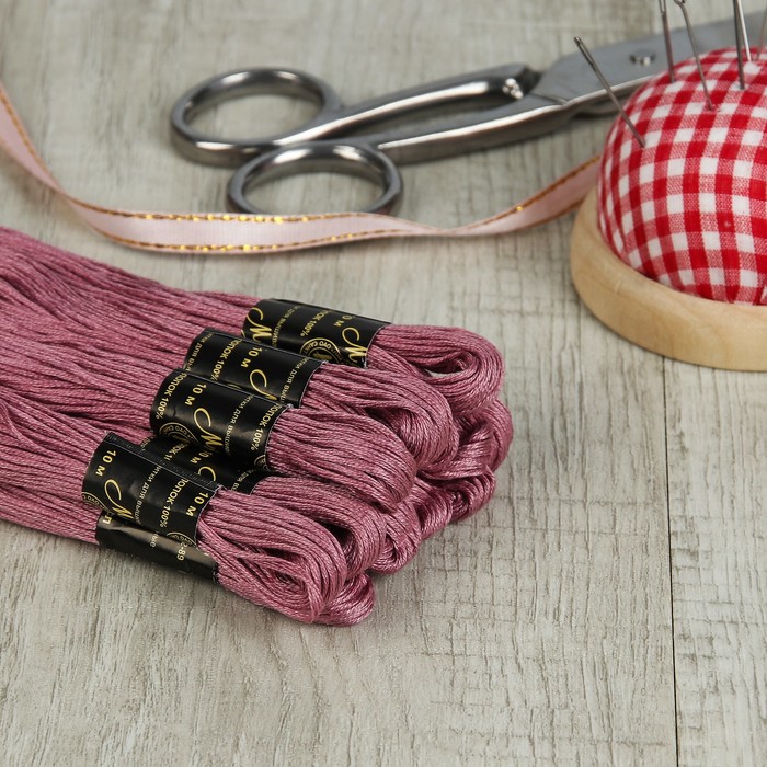 Мулине №1906,10±1м, цвет светло-сиреневый