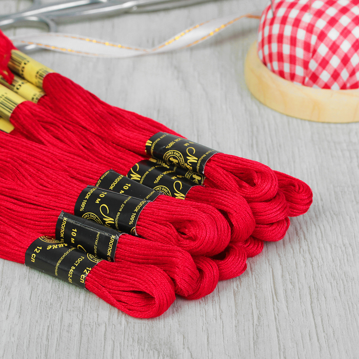 Мулине №0905,10±1м, цвет красный