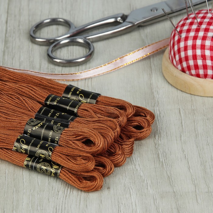 Мулине №5906,10±1м, цвет светло-коричневый